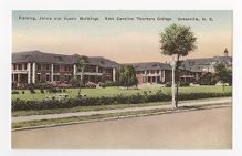 Fleming, Jarvis and Austin Buildings, East Carolina Teachers College, Greenville, N.C.